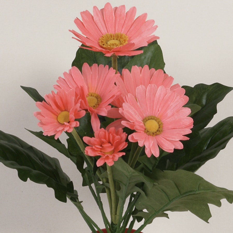 Konstväxt Gerbera Rosa 35 cm