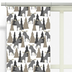 Panelgardiner Älg Grå/Beige 2-pack - Arvidssons Textil