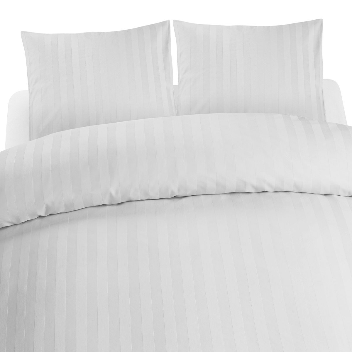 Påslakanset Kingsize Hotellyx Satin Vit 3 Delar