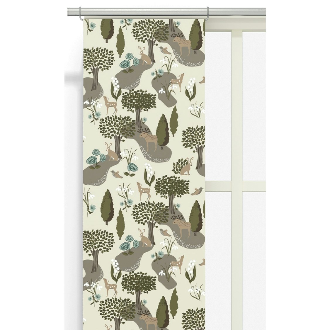 Panelgardiner Slottskogen Beige 2-pack - Arvidssons Textil