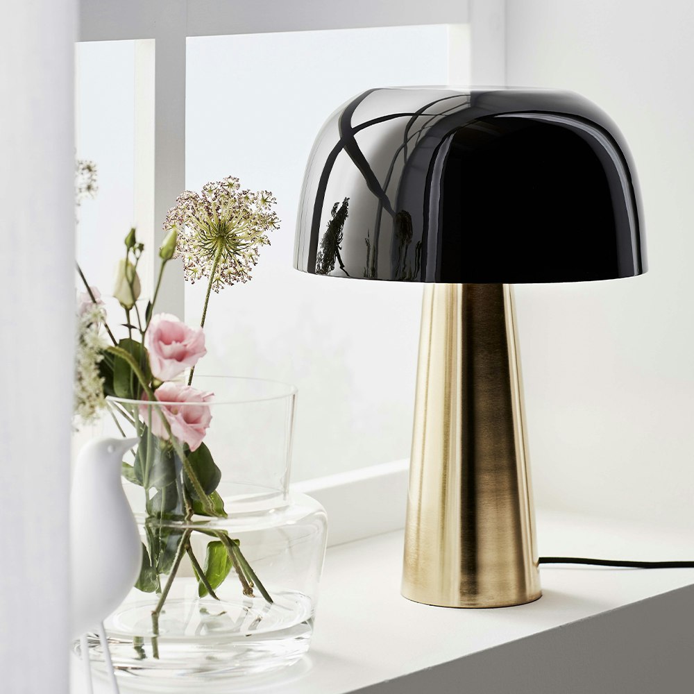 Bordslampa Blanca Brons/Svart