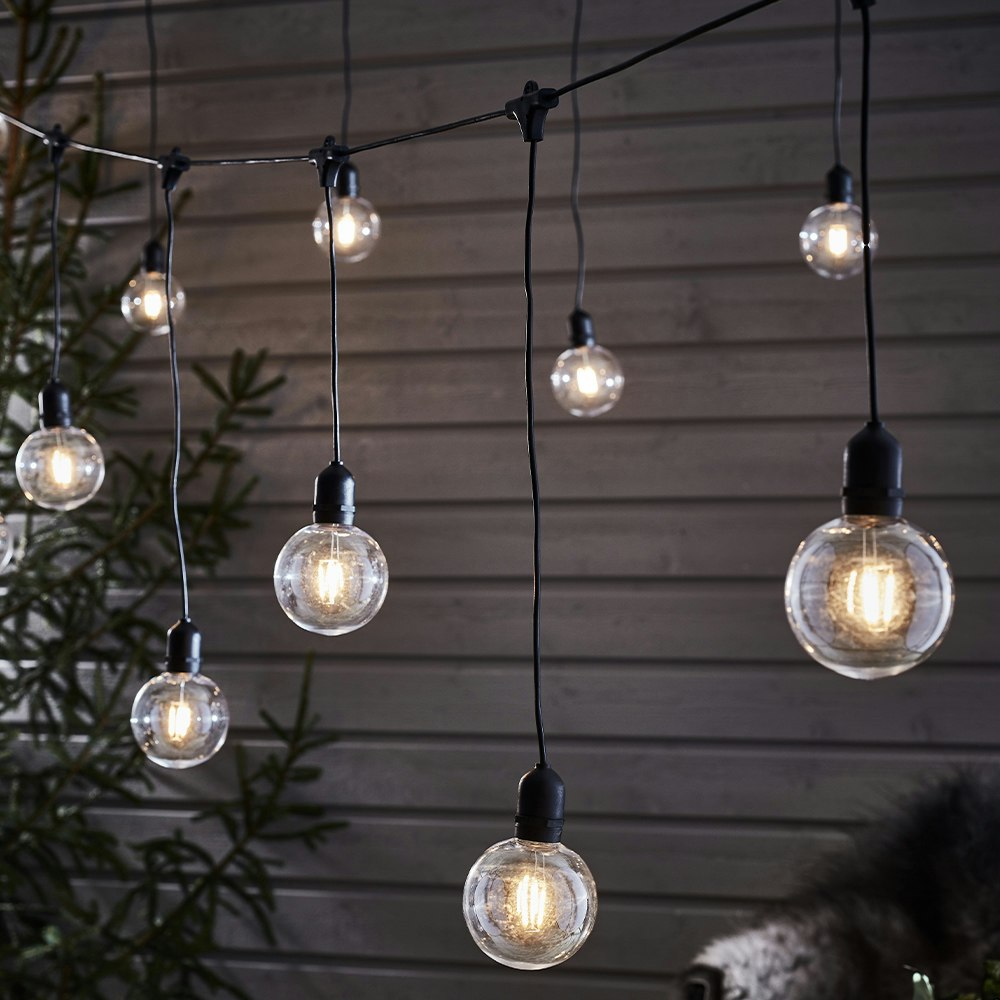 Ljusslinga LED Garden24 Utomhus 10 lampor - Lillytex - Hemtextil online