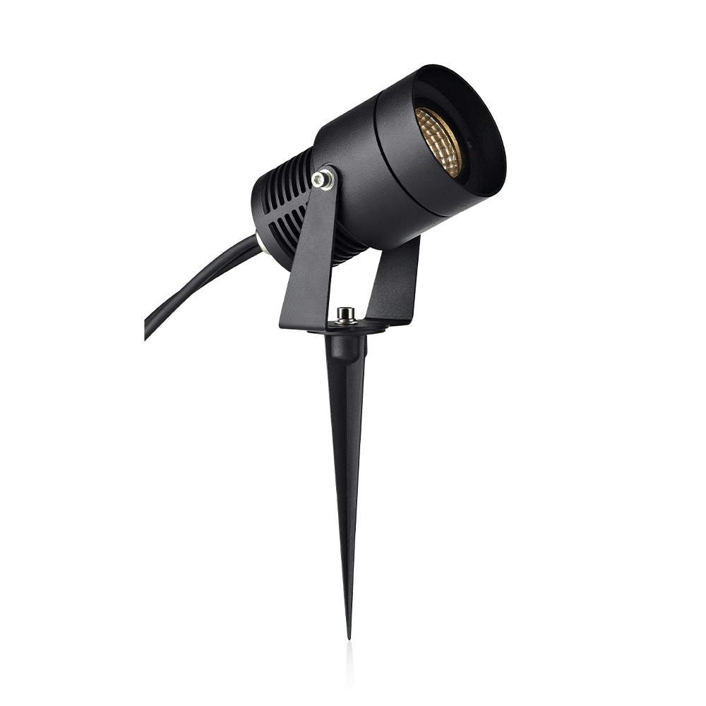 Spotlight LED 3W Garden24 Utomhus Svart