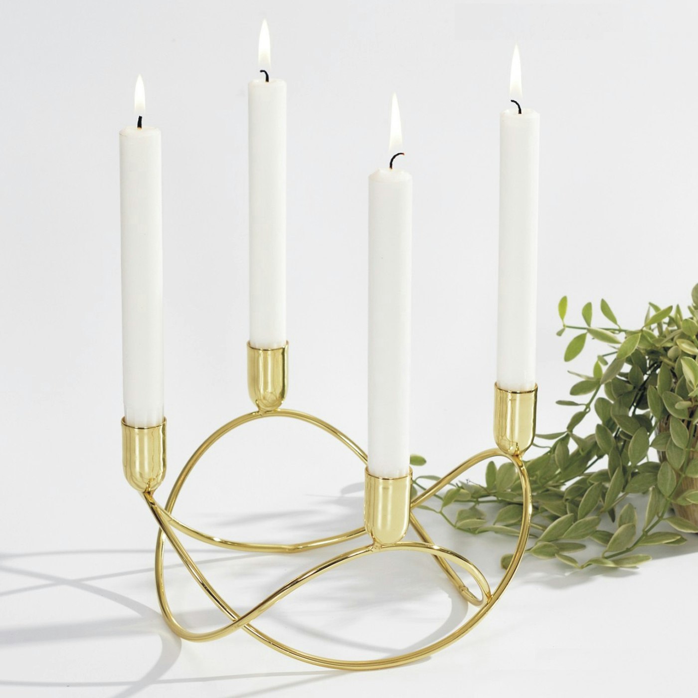 Ljusstake Elegant Guld