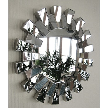 Spegel Cholet Silver Ø38 cm