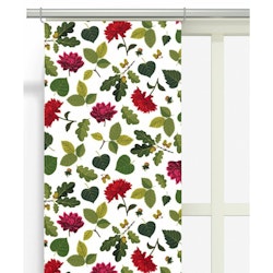Panelgardiner Blommor och blad Vit/Multi 2-pack - Arvidssons Textil