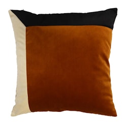 Kuddfodral Sammet Corner Cognac 45x45 cm