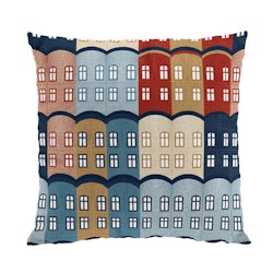 Kuddfodral Stad Multi 45x45 cm - Arvidssons Textil