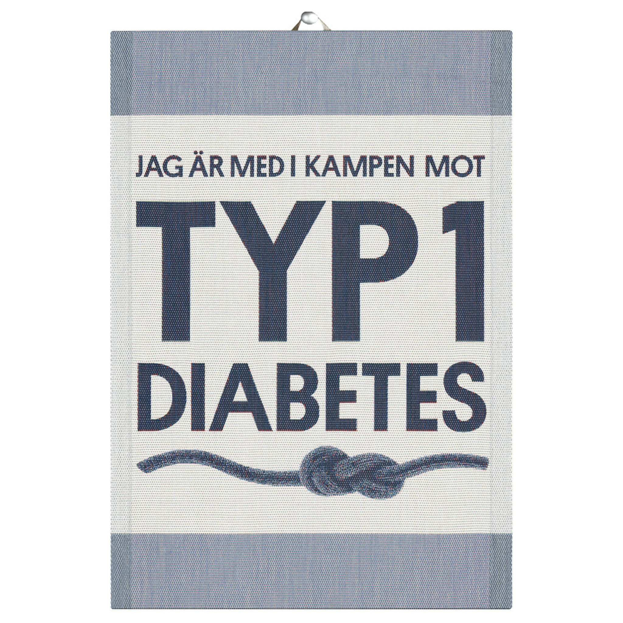 Kökshandduk TYP 1 Ekelunds x Barndiabetesfonden