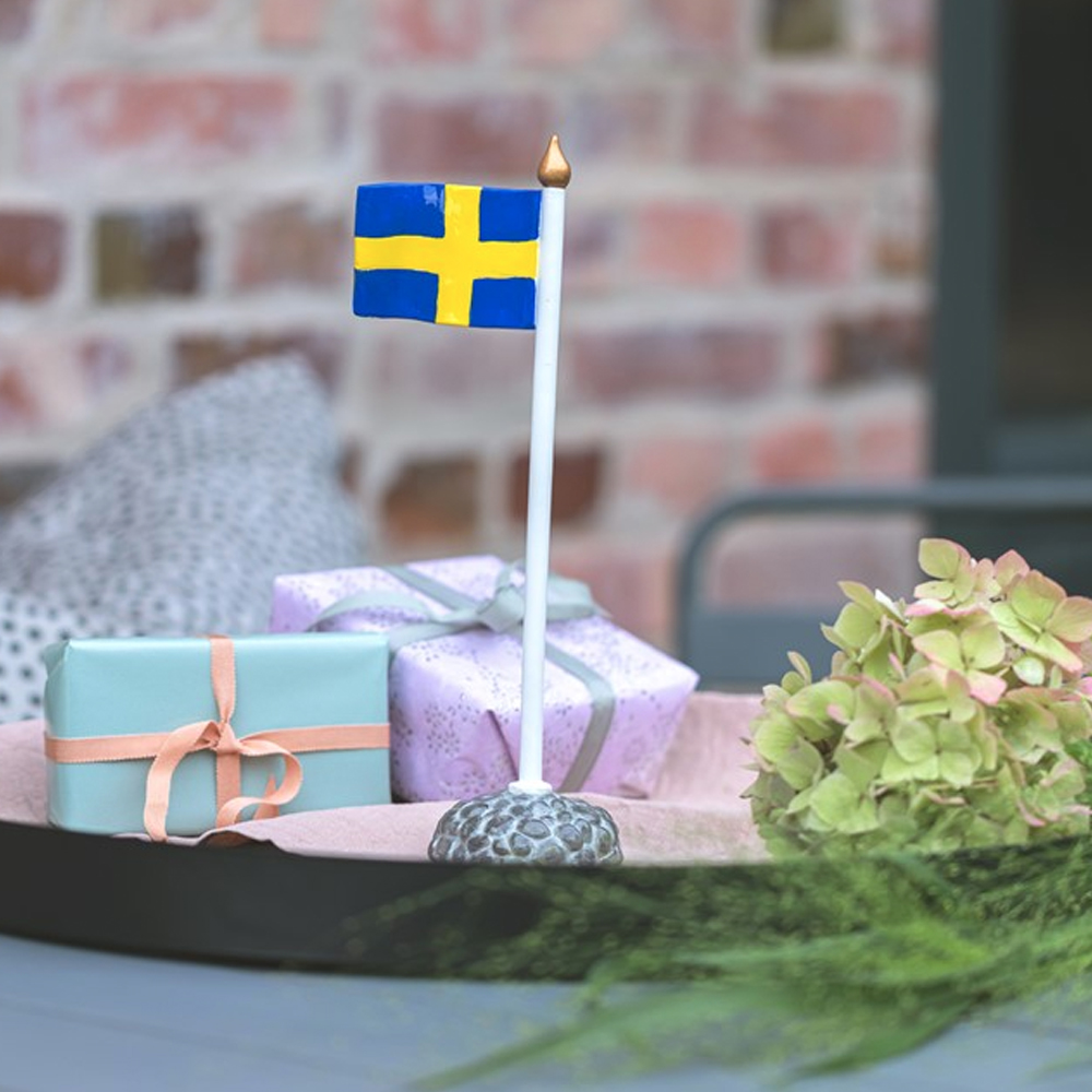 Bordsflagga Sverige - Nääsgränsgården