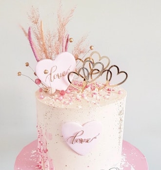 Cake topper Mini Hjärta