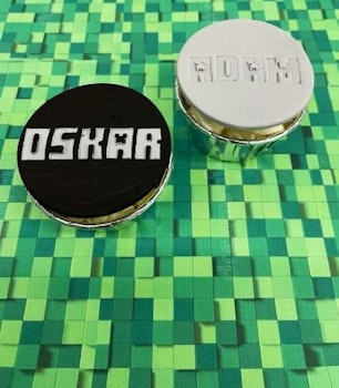 MINI ALFABET STÄMPLAR Minecraft stil