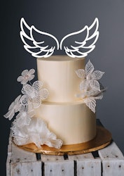 Cake topper/  änglavingar(2 st)