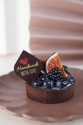 Mörkchoklad dekor: HANDMADE WITH LOVE( set 60 st)