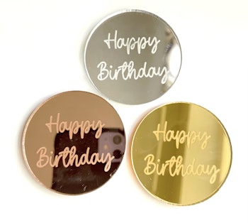 Akryl dekor “Happy Birthday”