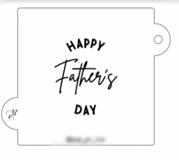 COOKIE EMBOSSER/ Happy Father’s Day