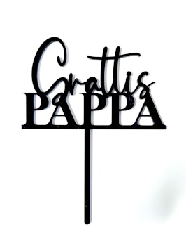 Cake topper GRATTIS PAPPA