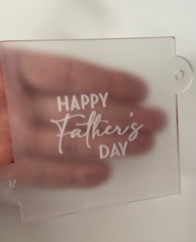 COOKIE EMBOSSER/ Happy Father’s Day