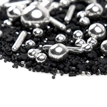 SPARKLING BLACK - strössel 90 g