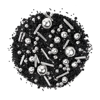 SPARKLING BLACK - strössel 90 g