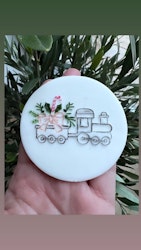 COOKIE EMBOSSER/ Dekorativ stämpel JUL TÅGET
