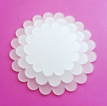 AKRYLSKIVOR 2-PACK  BLOMMA  12 CM -