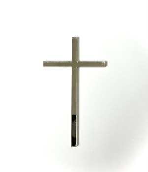Dekor/ topper guld kors 8 cm
