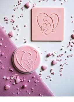 COOKIE EMBOSSER/ Dekorativ stämpel "Mamma med barn"