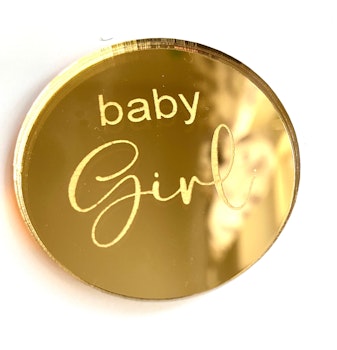 Baby shower Akryl dekor “baby  girl“