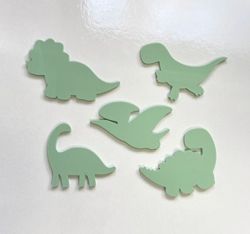 Charms/ cupcake topper/  DINOSAURIER( 5 st)