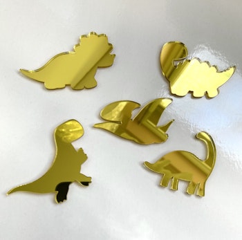 Charms/ cupcake topper/  DINOSAURIER( 5 st)