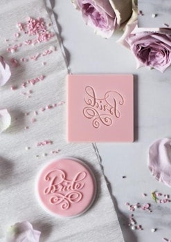 COOKIE EMBOSSER/ Dekorativ stämpel "Bride