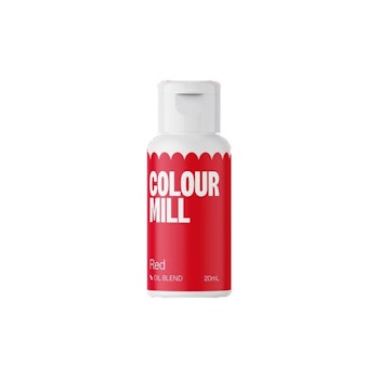 COLOUR MILL Ätbar Färg Colour Mill - Red 20ML