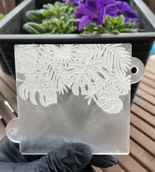 COOKIE EMBOSSER/ Monstera texture