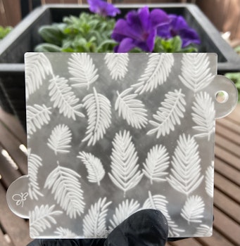 COOKIE EMBOSSER/ Tropical leaves texture