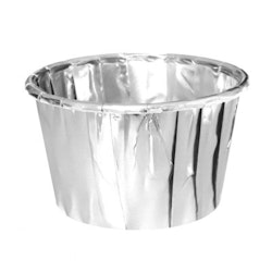 Muffinsform cupcakes Silver Metallic- 20 st