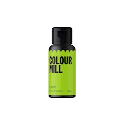 COLOUR MILL Ätbar Färg  Aqua Lime- 20ML