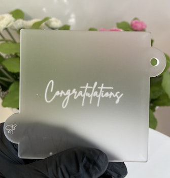 COOKIE EMBOSSER/ Congratulations