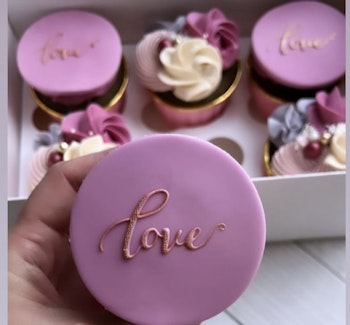COOKIE EMBOSSER/ Dekorativ stämpel "LOVE"