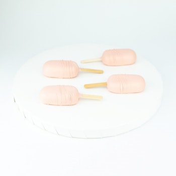 Lyxig tårtbricka 25 cm Vit