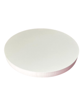 Tårtbricka vit styrofoam 24 cm, Vit