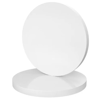 Tårtbricka vit styrofoam 24 cm, Vit