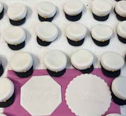 Studentmössa i sugarpaste