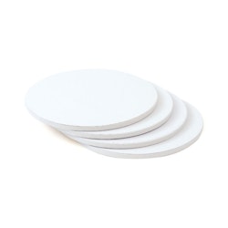 Decora tjock tårtbricka rund vit 25 cm