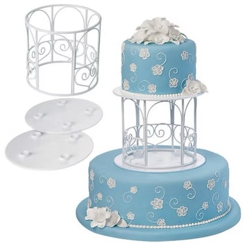 Wilton Garden Gazebo Separator Set – dekorativ tårtställning i 3 delar