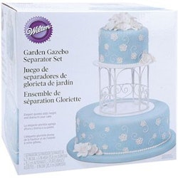 Wilton Garden Gazebo Separator Set – dekorativ tårtställning i 3 delar