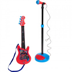 Spiderman Mikrofon & gitarruppsättning