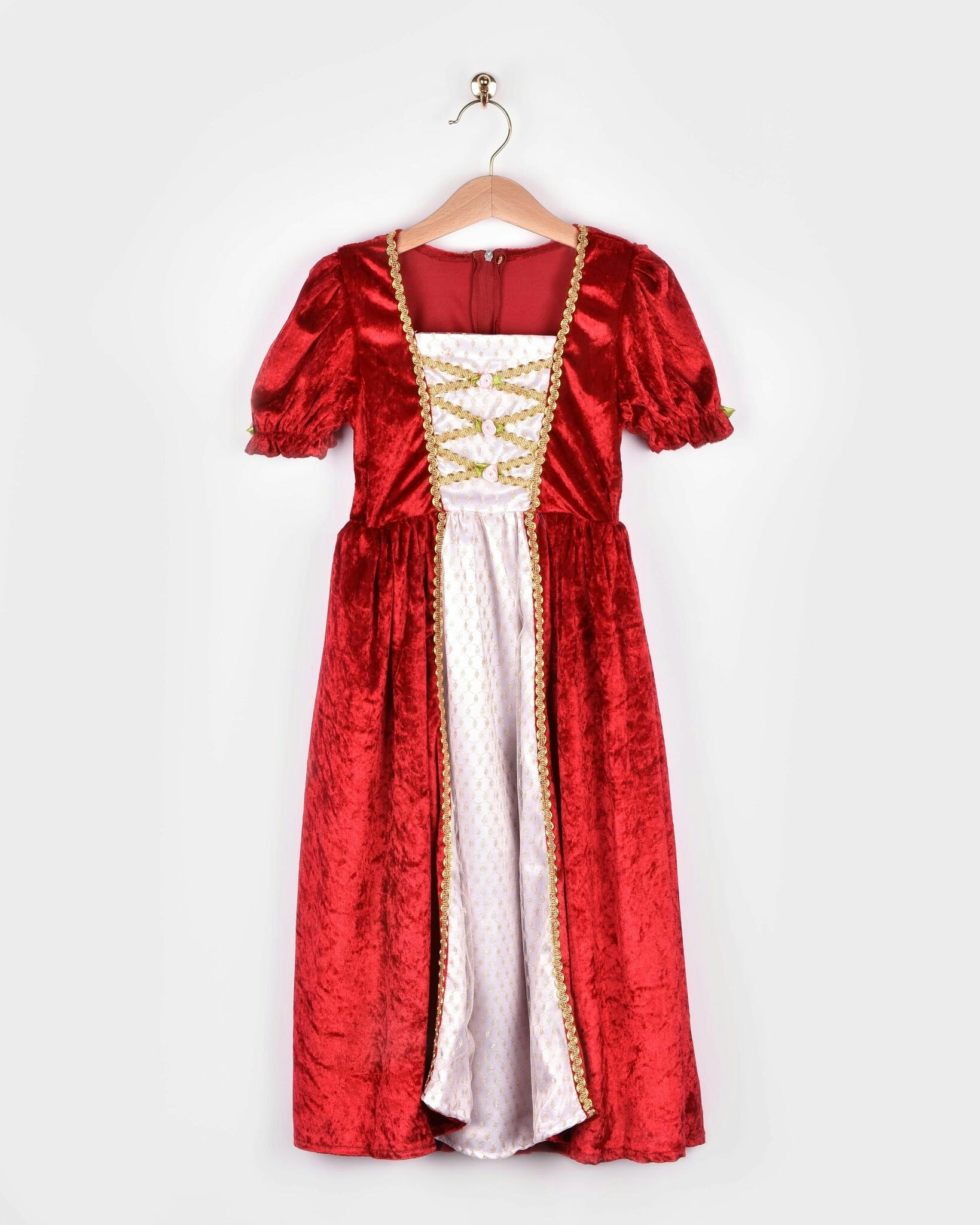 PRINCESSDRESS VELVET, RED 122-128 CL 6-8 YEARS