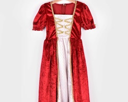 PRINCESSDRESS VELVET, RED 122-128 CL 6-8 YEARS