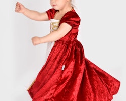 PRINCESSDRESS VELVET, RED 122-128 CL 6-8 YEARS